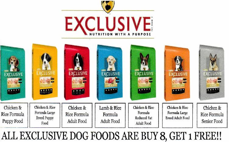 Exclusive dog food