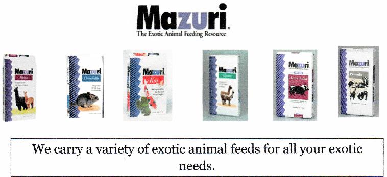 Exotic Animal Feed